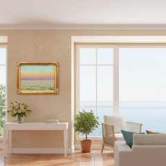 CHARLES ADELIN MOREL DE TANGUY Sailing at Sunset Adelin Morel de Tanguy - 4458189