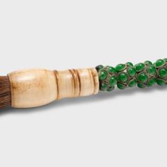 Calligraphy Brush with Green Glass Handle - 4165412