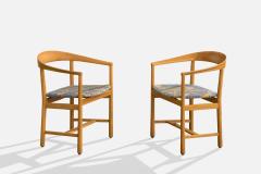 Carl Axel Acking Armchairs with Wood and Fabric Sweden 1960s - 4765024