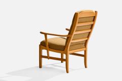 Carl Malmsten Lounge Chairs with Oak and Fabric Sweden 1950s - 4764964