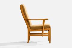 Carl Malmsten Lounge Chairs with Oak and Fabric Sweden 1950s - 4764965