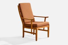 Carl Malmsten Lounge Chairs with Pine and Fabric Sweden 1950s - 4764975