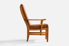 Carl Malmsten Lounge Chairs with Pine and Fabric Sweden 1950s - 4764977