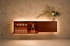 Carlo Hauner Floating Bar Sideboard in Hardwood by Carlo Hauner 1950s Lot 169A - 4624528