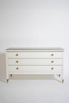 Carlo de Carli white lacquered chest of drawers 1960s  - 4539250