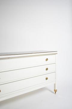 Carlo de Carli white lacquered chest of drawers 1960s  - 4539252
