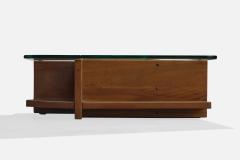 Casa Coffee Table with Wood and Glass Finland Brazil 1960s - 4765149