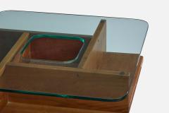 Casa Coffee Table with Wood and Glass Finland Brazil 1960s - 4765150