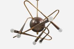 Chandelier in Brass for Stilnovo Italy - 4765255
