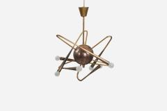 Chandelier in Brass for Stilnovo Italy - 4765256