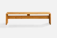 Charlotte Perriand Bench in Pine France 1960s - 4765270