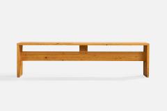 Charlotte Perriand Bench in Pine France 1960s - 4765271