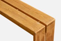 Charlotte Perriand Bench in Pine France 1960s - 4765274