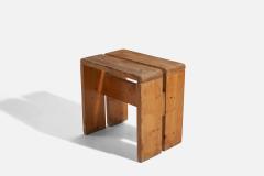 Charlotte Perriand Stools for Les Arcs in Pine France 1968 - 4765261