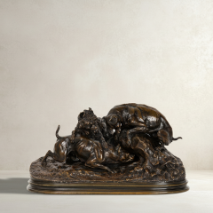 Chasse Au Lapin Pierre Jules Mene - 4407288