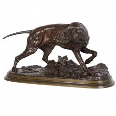 Chien Braque a la Feuille Pierre Jules Mene - 4407535