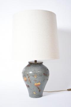 Chinese celadon and gold lamp XIXth c  - 4562422