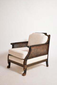 Chinese style lion paw feet armchair XIXth c  - 4562370
