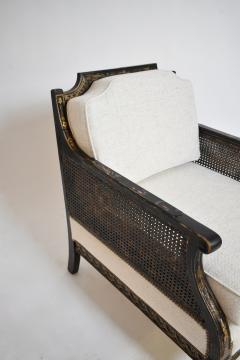 Chinese style lion paw feet armchair XIXth c  - 4562374
