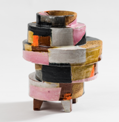 Christopher Russell Orange Squares Stack - 2713552