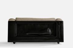Cini Boeri Sofa with ABS Plastic and Leather Italy 1970s - 4765290
