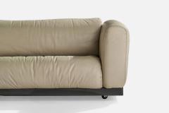 Cini Boeri Sofa with ABS Plastic and Leather Italy 1970s - 4765291