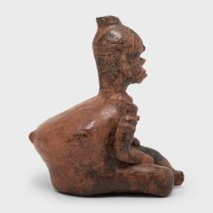 Colima Seated Redware Figure - 4167747