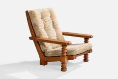 Collden Lounge Chairs with Pine and Fabric Sweden 1970s - 4765332