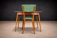 Console with Drawer and Chair in Hardwood Unknown 1950s Lot 732A - 4624437