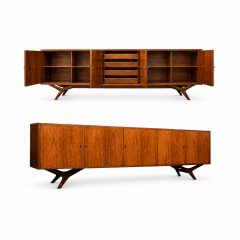 Credenza in Solid Cavi na Hardwood by Forma Brazilian Modern Brazil 1960s - 4801799