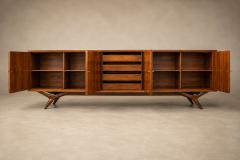 Credenza in Solid Cavi na Hardwood by Forma Brazilian Modern Brazil 1960s - 4801803