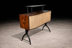 Curved Brazilian Bar in Rosewood and ebony finish 1950s Lot 694 - 4624514