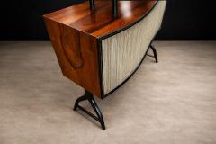 Curved Brazilian Bar in Rosewood and ebony finish 1950s Lot 694 - 4624515