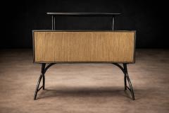 Curved Brazilian Bar in Rosewood and ebony finish 1950s Lot 694 - 4624516