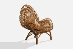 Dal Vera Lounge Chairs with Bamboo Rattan and Fabric Italy 1960s - 4765418