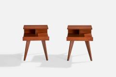 Dan Johnson Side Tables in Mahogany USA 1950s - 4765436