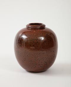 Daniel de Montmollin Rounded Ceramic Vase by Daniel de Montmollin France signed - 2770785