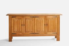 Danish Designer Cabinet with Oak and Iron Denmark 1960s - 4773551