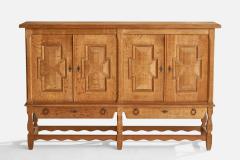 Danish Designer Cabinet with Oak and Iron Denmark 1960s - 4773557