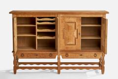 Danish Designer Cabinet with Oak and Iron Denmark 1960s - 4773558