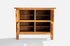 Danish Designer Cabinet with Oak and Iron Denmark 1960s - 4774143