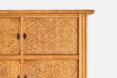 Danish Designer Cabinet with Oak and Iron Denmark 1960s - 4774145