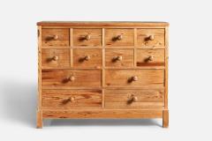 Danish Designer Chest of Drawers in Pine Denmark c 1960s - 4772848