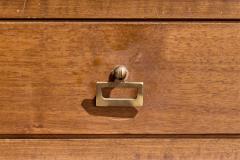 Dassi Console Table with Wood and Brass Italy 1950s - 4765466
