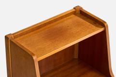 David Rosen Nighstands with Wood and Brass Sweden 1950s - 4765489