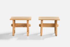 David Rosen Stools in Pine Sweden 1940s - 4765474