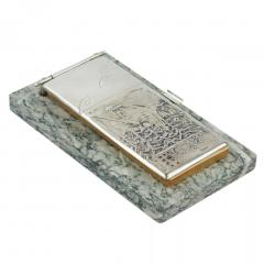 Desk Silver Notepad In Old Russian Style Petr Milyukov Russia - 4781645