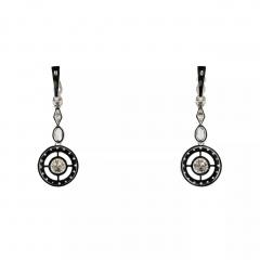 Diamond Earrings In 18k White Gold 21st Century - 4780050
