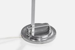 Donald Deskey Floor Lamp with Chrome plated Steel and Fabric USA 1930s - 4765496