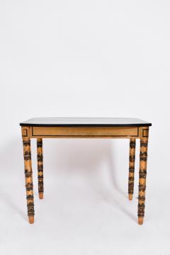 Ebonised and gold painted table 1920s  - 4539299